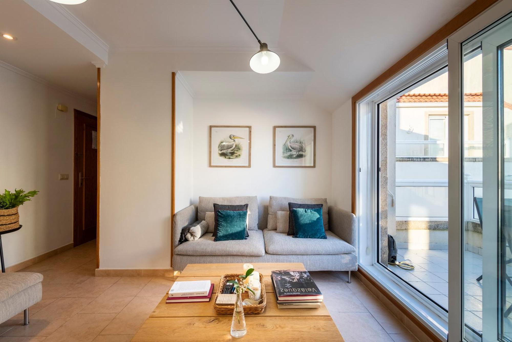 Apartamento Playa Silgar -50 M Playa Con 2 Garajes Y 3 Dormitorios Sanxenxo Eksteriør bilde